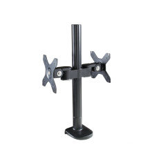 Manufacturing Office Bureau Aluminium Metal Double Monitor Stand